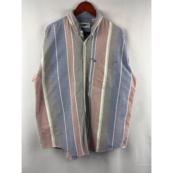 The Original Arizona Jean Company Mens XL Striped Button-Up Shirt - Picture 2 of 5